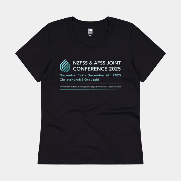 2025 Christchurch Joint Conference - Women's Cotton V-neck shirt Thumbnail